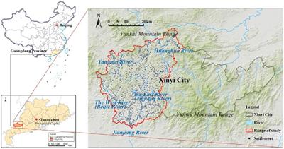 The historical evolution and social transformation of settlements in the mountainous regions of western Guangdong: a case study of Xinyi County, China